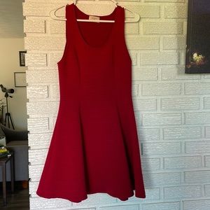 Red cocktail dress